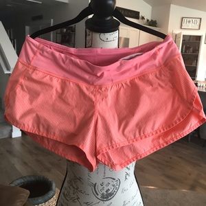 Lululemon speed shorts two way stretch 2.5 inseam